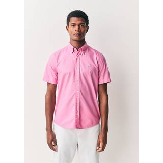 Next Pink Oxford Short Sleeve 100% Cotton Shirt