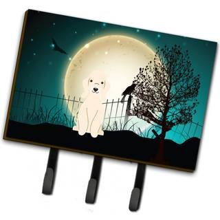 """" Caroline's Treasures Halloween Scary Bedlington Terrier Sandy Leash eller Key Holder BB2281TH68 Triple """"