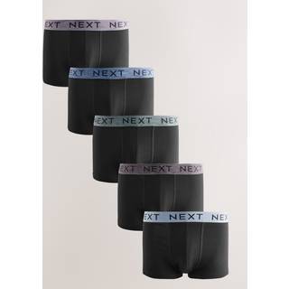 Next Black Marl Waistband Hipster Boxers 5 Pack