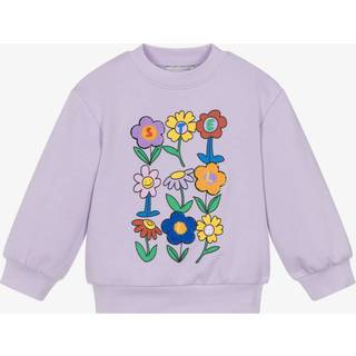 Stella McCartney Kids Printed cotton jersey sweatshirt - purple - Y 6