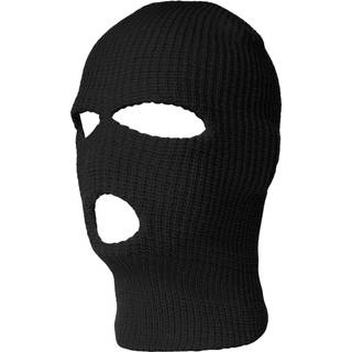 Top hovedbeklædning 3 hulski maske - sort