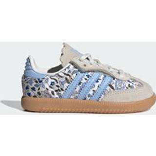 Samba OG X Liberty London Elastic Lace snøresko til børn - Blue / Off White / Gum - 25