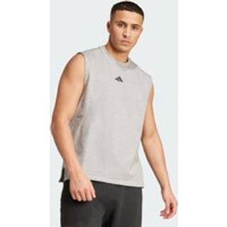 D4T x T-shirt uden ærmer - Medium Grey Heather - XL