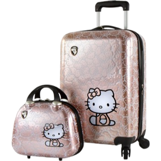 Heys Kuffert & Beautytaske Sæt, Hello Kitty