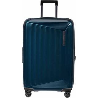 Samsonite Nuon - Mellem Ekspanderbar Metallic Dark Blue, Premium - Mellem kuffert