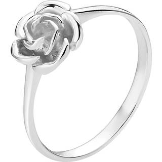 Lund Copenhagen ring i sølv med rose