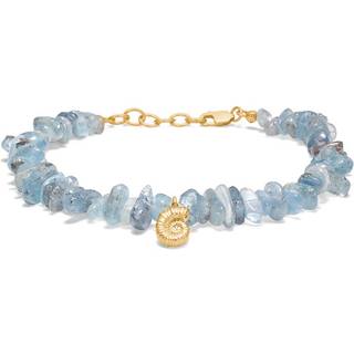Studio Z Seashell Secrets armbånd i forgyldt