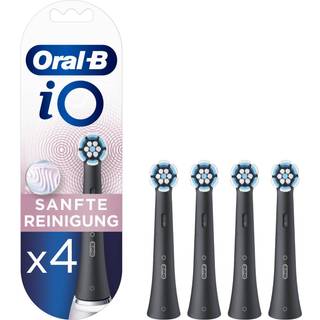 Oral-b iO Gentle Care Tandbørstehoveder 4 stk - Sort
