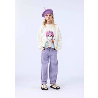 Molo GOTS Maxi Sweatshirt Kitty Miauu 110 cm    110 cm  Unisex