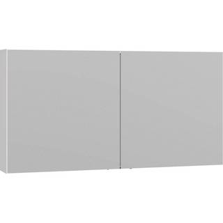 Scanbad Multo+ Select spejlskab 64x120 cm m/2 låger u/lamper - hvid højglans
