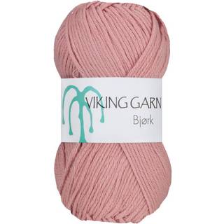 Viking Bjørk 566 Gammelrosa Indhold: 50% Bambus, 50% bomuld Vægt/længde: 50 g = ca. 147 meter Anbefalet pind: 3 mm Anbefalet hæklenål: 2.5 mm Strikkefasthed: 10 cm = 25 m Vask: 40°C / Tørres fladt.