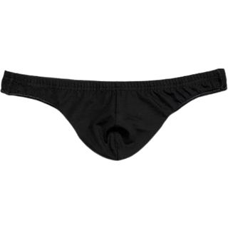 HOM Herren G-String schwarz Baumwolle & Mix unifarben