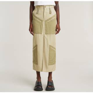 Viktoria Tone On Tone Skirt - Beige - Women