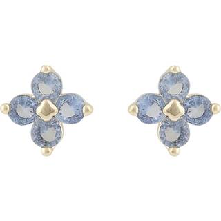 Snö Of Sweden Envy Small Earring Gold/Light Blue Onesize