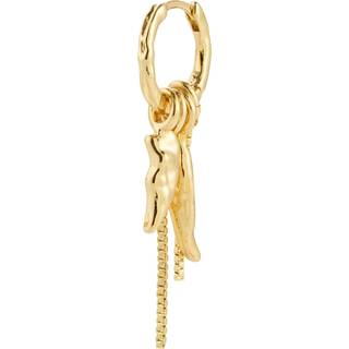 Pilgrim STERLING single ørering guldbelagt