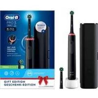 Oral-b Pro 3 3500 El-tandbørste med travelcase - Sort