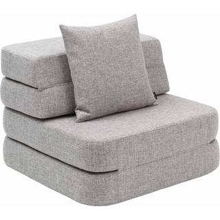 By KlipKlap KK 3 Fold Sofa Single Multi grey w. grey - Regular