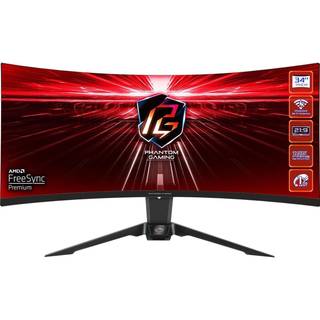 34" ASRock PG34WQ15R2B - 3440x1440 - 165Hz - VA - HDR400 - Curved