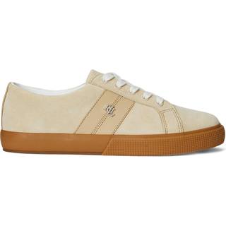 Lauren Ralph Lauren Lauren Ralph Lauren Logo Gum Sole Suede Brown Trainers