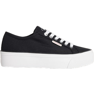 Canvas Platform Trainers - Black - EU 37