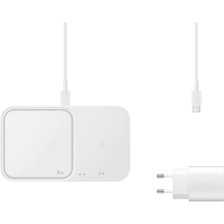 Samsung Wireless Charger Duo + oplader, 15W - Hvidt