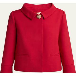 Valentino Crepe Couture embellished blazer - red - L