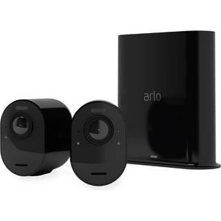 Arlo Ultra 2 Trådløst Overvågningskamera (2-pak) Sort