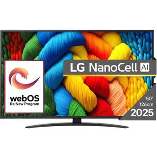 LG 50" Fladskærms TV LED 4K 50NANO81A3A Nano81 Series - 50" LED-backlit LCD TV - 4K