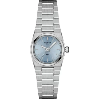 Tissot T137.010.11.351.00 Damenuhr Quarz PRX 25 mm Hellblau