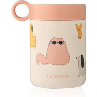 Liewood Kiani Printed Food Jar - Cats and Dogs/Sandy