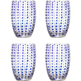 Bloomingville Brinley drikkeglas 4 pak Blå