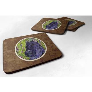 """" Caroline's Treasures SS1018FC Scottish Terrier Foam Coasters (S?t p? 4) 3,5 """" """" H X 3,5 """" ""W Multicolor"" ""