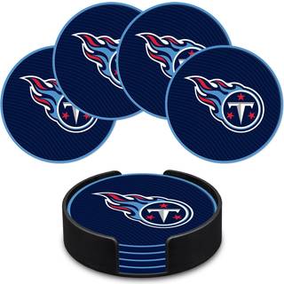 Rico Industries NFL Football Tennessee Titans Classic Favorites: PVC Coaster Set (4-Pack)