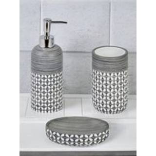 Showerdrape Showerdrape 4 Pieces Ravello Geo Blomster Tilbehør til badeværelset Sæt - en