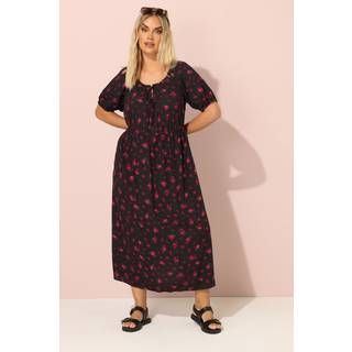 Yours Curve Yours Curve Boho-kjole med korte ærmer