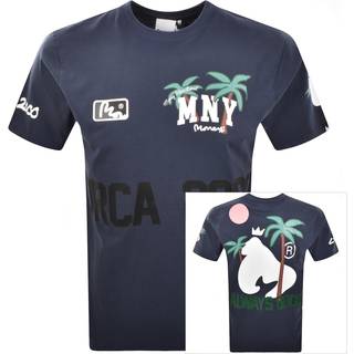 Money Lux Circa T Shirt Blue Night