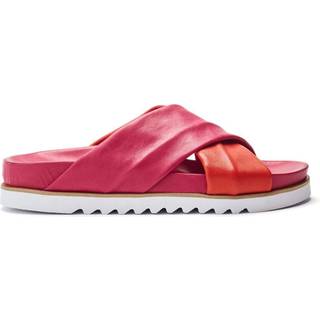 Moda in Pelle Moda in Pelle Lyserød Jessa Tubular Cross-Over Footbed Sandaler