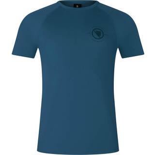 Endura Loop S/S Tech Tee Cykeljersey Herrer størrelse L farve blå
