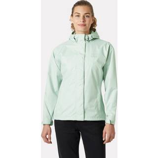 Helly hansen seven j regnjakke dame, green mist