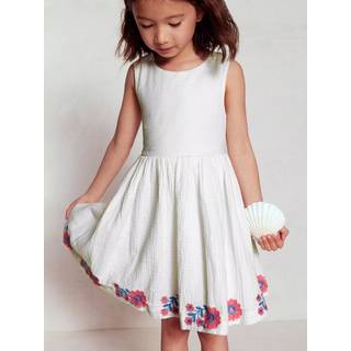 Boden Boden Harper Broderet Kjole med Krydsryg - 128134cm