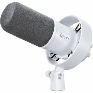 Fifine K688 USB / XLR Mikrofon - Dynamisk Mikrofon - Hvid