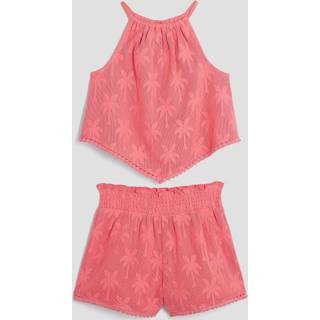 River Island River Island Pink Hanky Hem Shorts Set