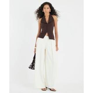 River Island River Island Brown Halterneck Waistcoat