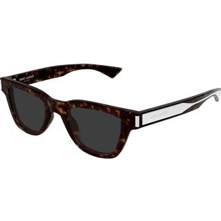 SAINT LAURENT Mand SL 789 JACQUES 002 Solbriller Acetat Havana Grå Firkantet