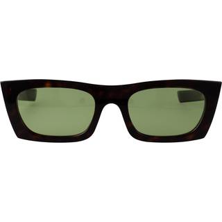 Retrosuperfuture Unisex NC2 Fred 2.0 3627 Solbriller Havana Grøn Firkantet Normal