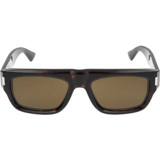SAINT LAURENT Mand SL 762 002 Solbriller Acetat Havana Brun Firkantet