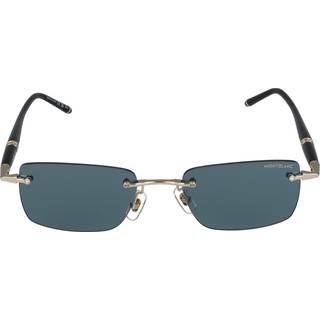 Montblanc MB0344S Asian Fit 006 54 Solbriller Mænd Guld - Gold - 54mm