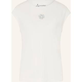 Schöffel Women's Circ T-Shirt Style Baguio T-shirt Damer størrelse 36 farve beige/hvid