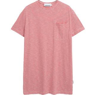 ARMEDANGELS Women's Chaara Lovely Stripes Kjole Damer størrelse S farve pink