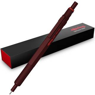 Rotring 600 Mechanical Pencil | HB Lead 0.5 mm | All-Metal Body Propelling Pencil | Chocolate Truffle | Non-Slip Knurled Grip & Hexagonal Barrel